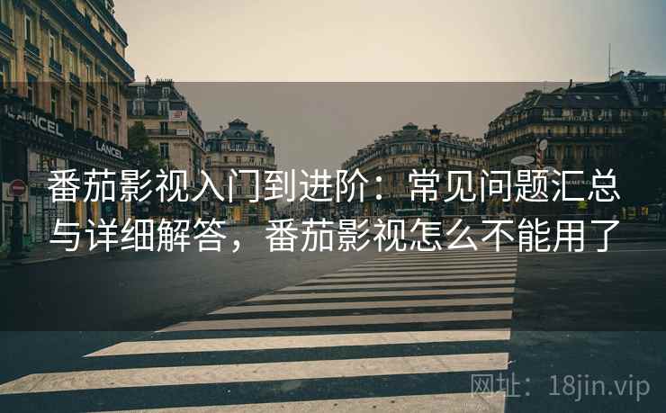 番茄影视入门到进阶：常见问题汇总与详细解答，番茄影视怎么不能用了