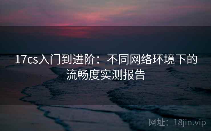 17cs入门到进阶：不同网络环境下的流畅度实测报告