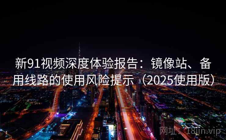 新91视频深度体验报告：镜像站、备用线路的使用风险提示（2025使用版）