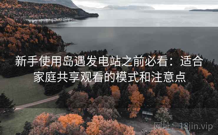新手使用岛遇发电站之前必看：适合家庭共享观看的模式和注意点